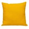 Nassau Collection Square Cotton Throw Pillow - 20" - Mustard Yellow